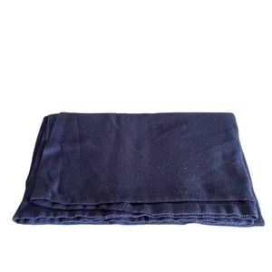 United Airlines Travel Blanket John Horsfall Navy Blue Polyester 56in x 34in